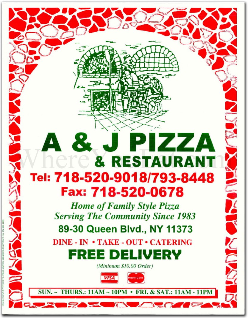 A & J PIZZA AND RESTAURANT