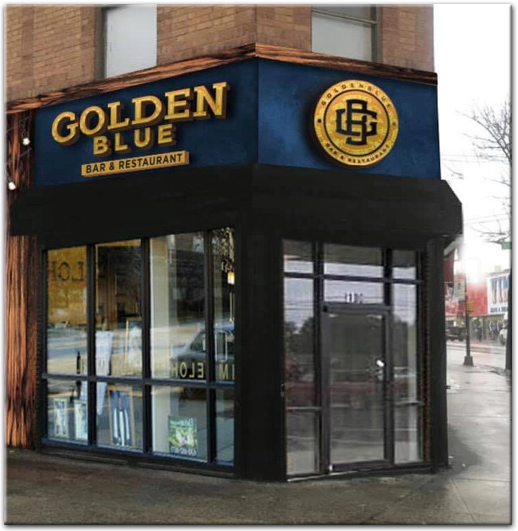 Golden Blue Bar